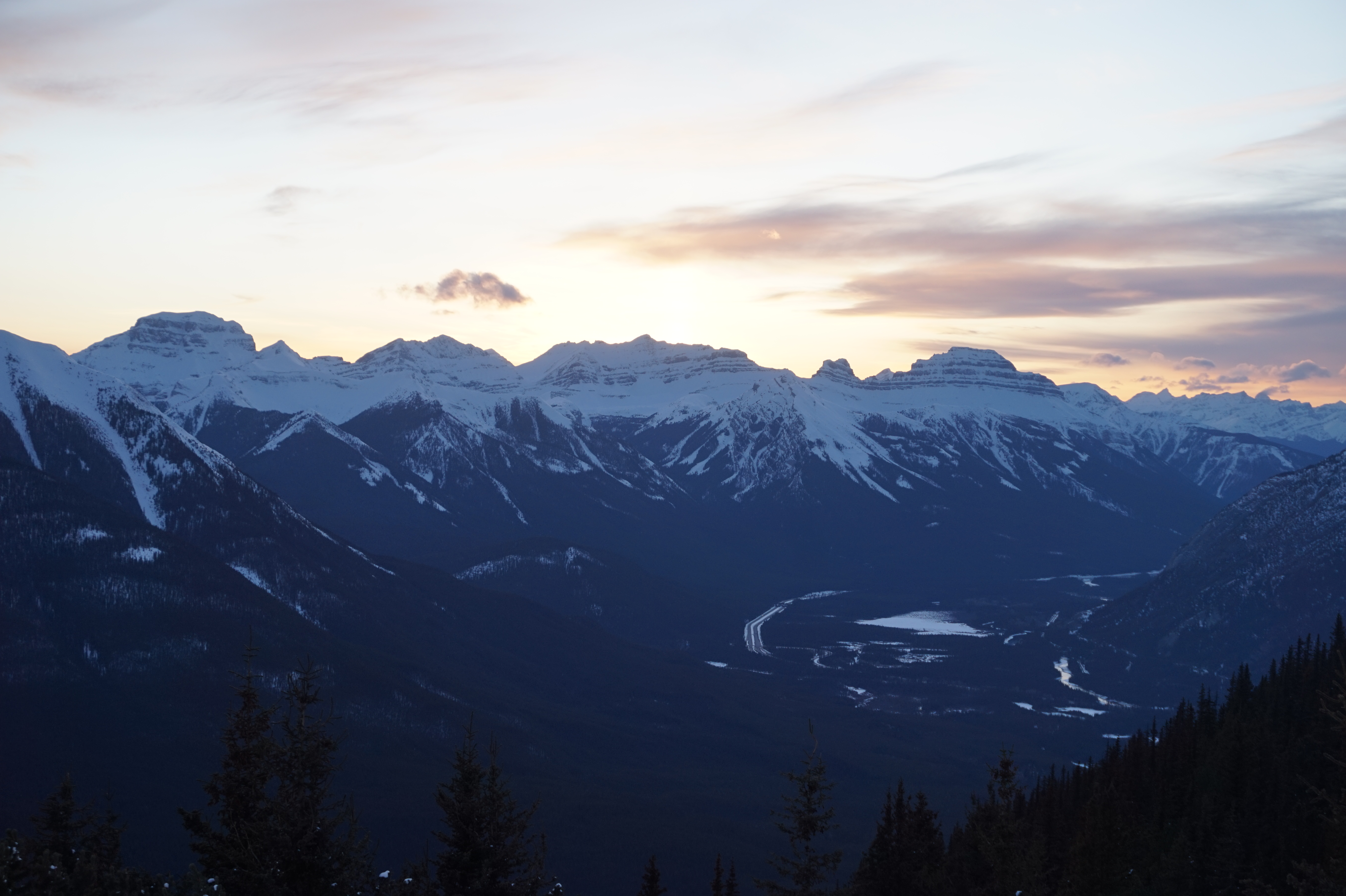 Banff Gondola Sunset