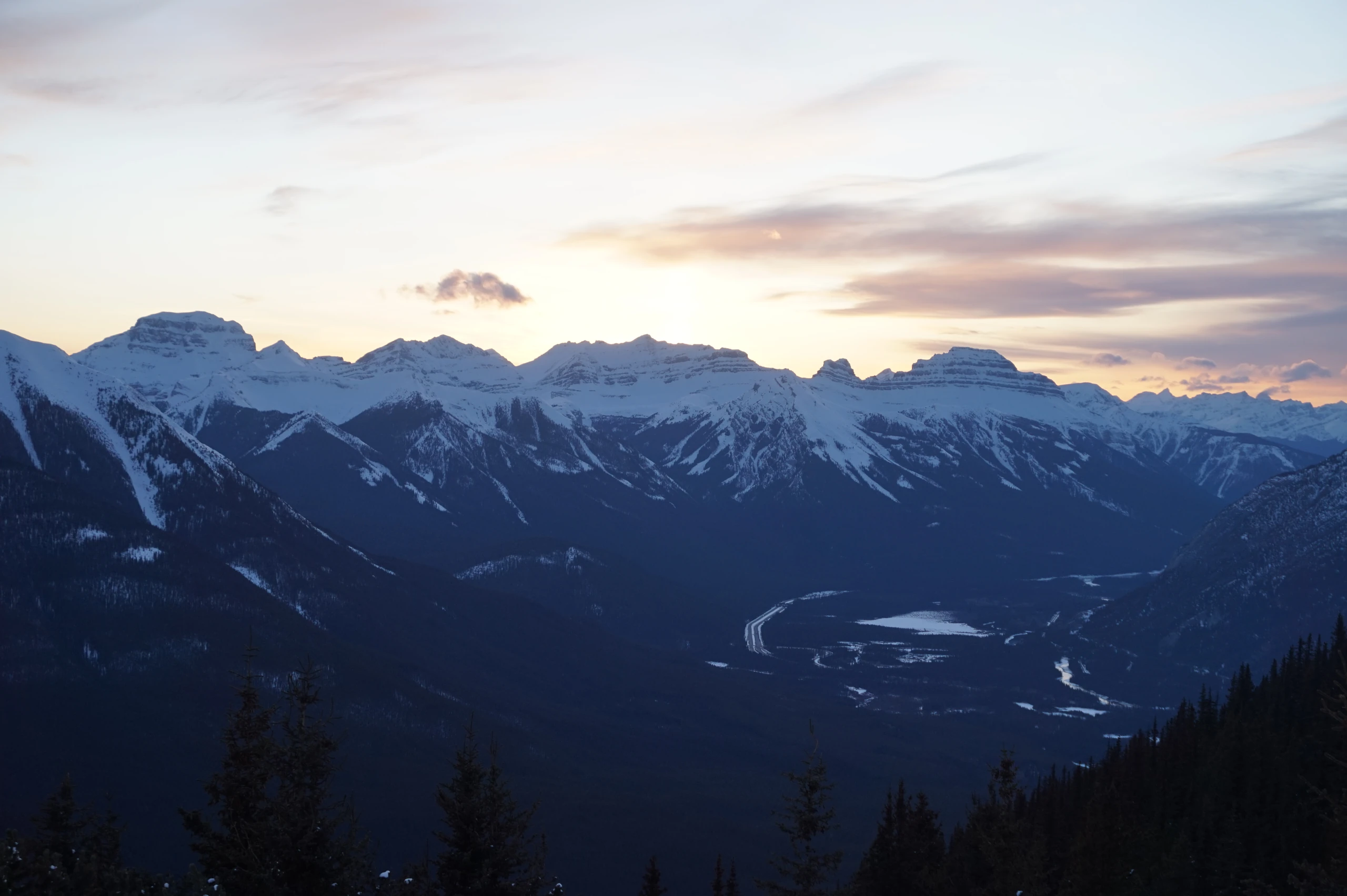 Banff Gondola Sunset