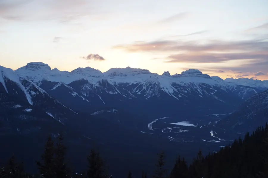 Banff Gondola Sunset